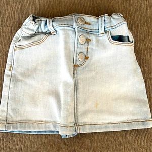 Adjustable Jean Skirt